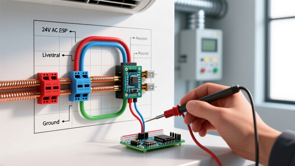 Step-by-Step Wiring Diagram for Air Conditioner Thermostat Install