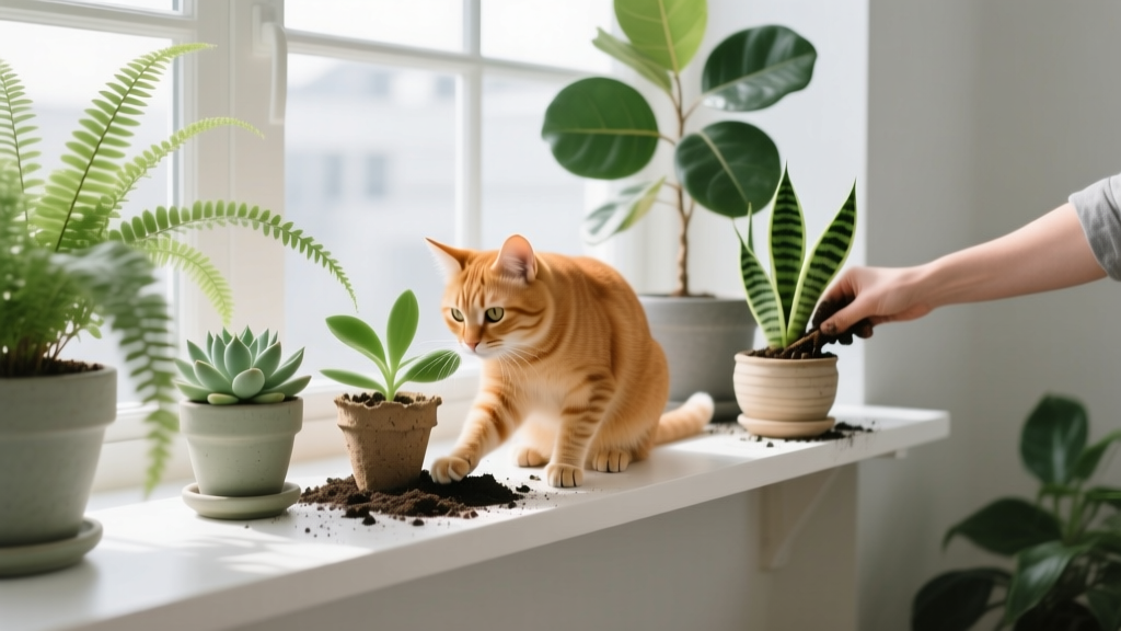 Keep Cats Away From Indoor Plants: 7 Vet-Approved Strategies