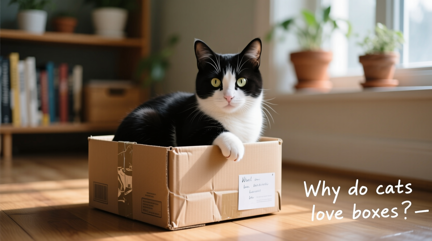 why does my cat sit in boxes and is it about warmth or security