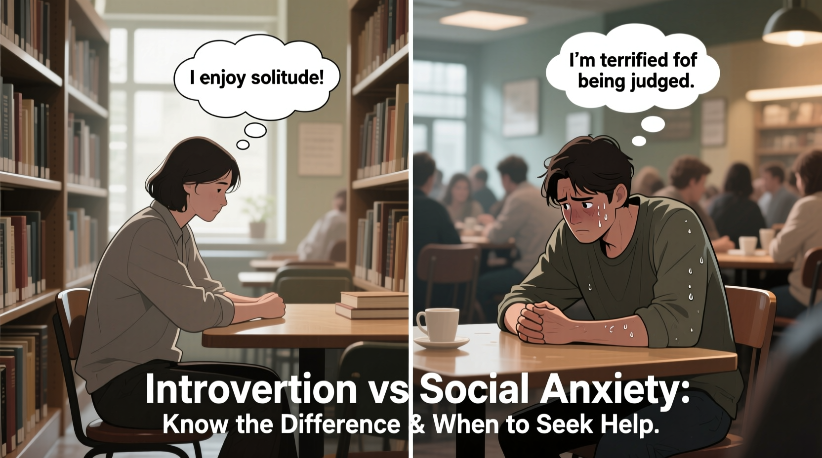 introversion vs social anxiety how to tell the difference and when to seek help