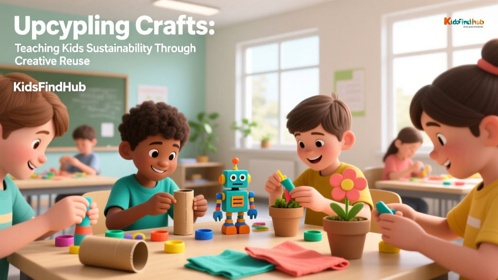 Upcycling Crafts: Teaching Kids Sustainability Through Creative Reuse