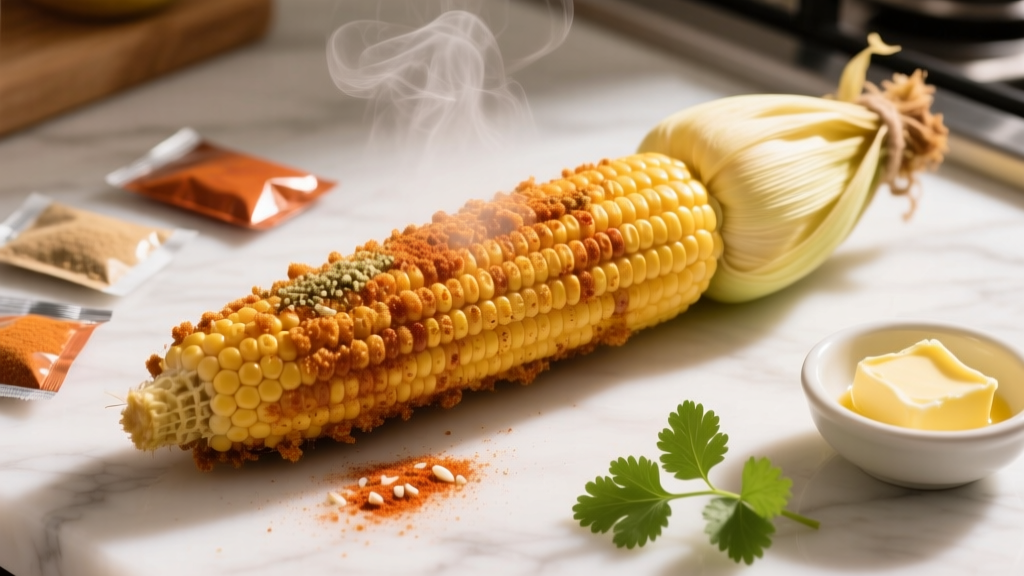 How to Air Fry Seasoned Corn on the Cob (Crispy & Juicy!)