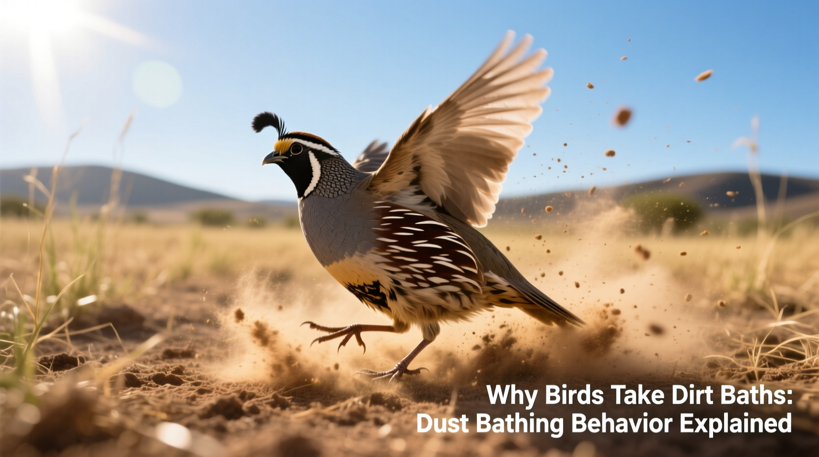 why do birds take dirt baths