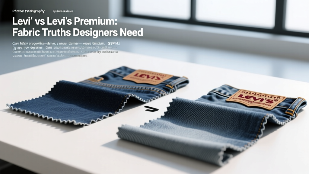 Levi’s vs Levi’s Premium: Fabric Truths Designers Need