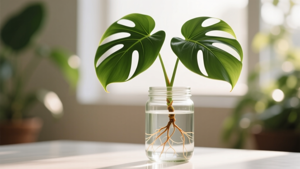 When To Plant Propagated Monstera In Bright Light