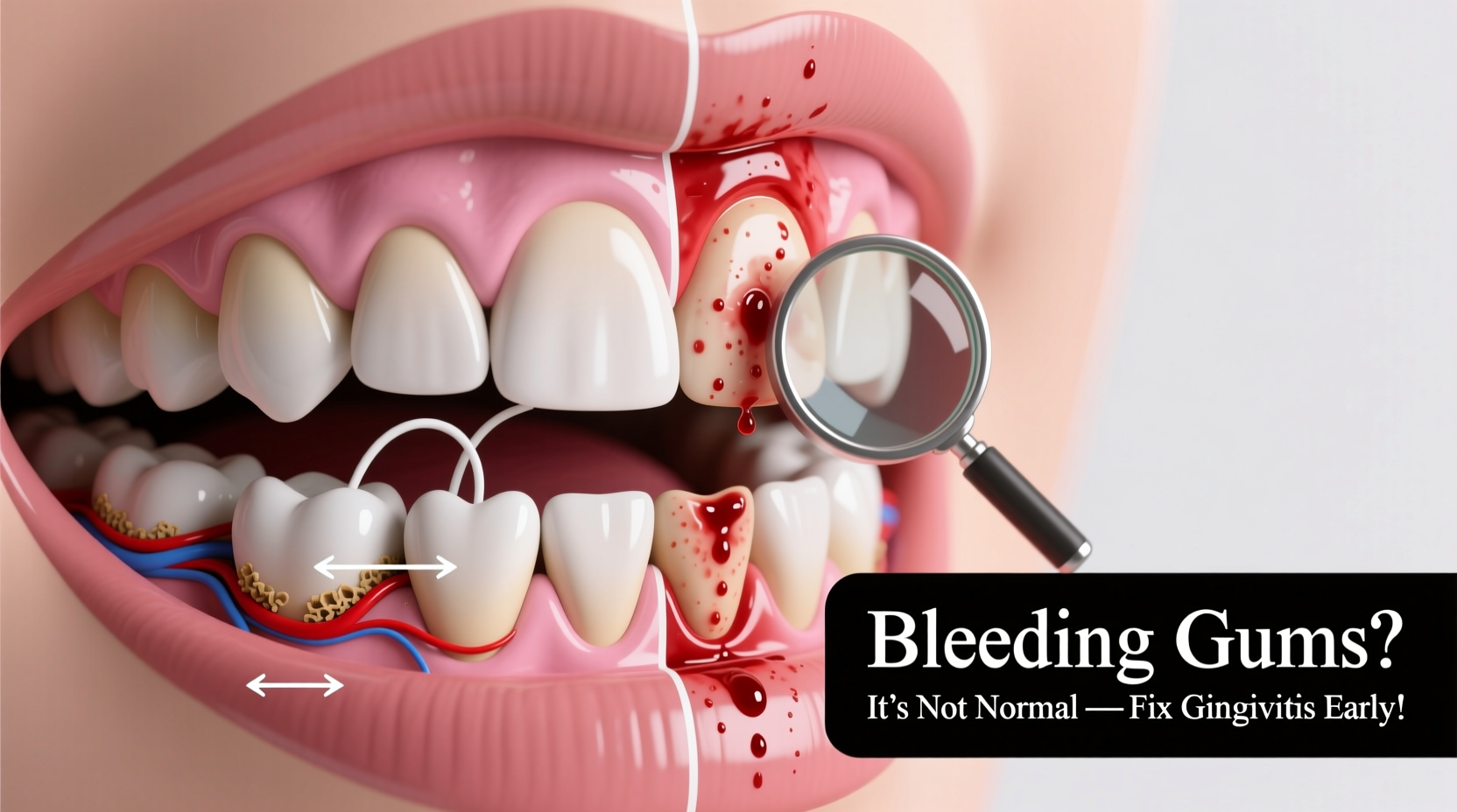 is it normal for gums to bleed when flossing and how to fix it
