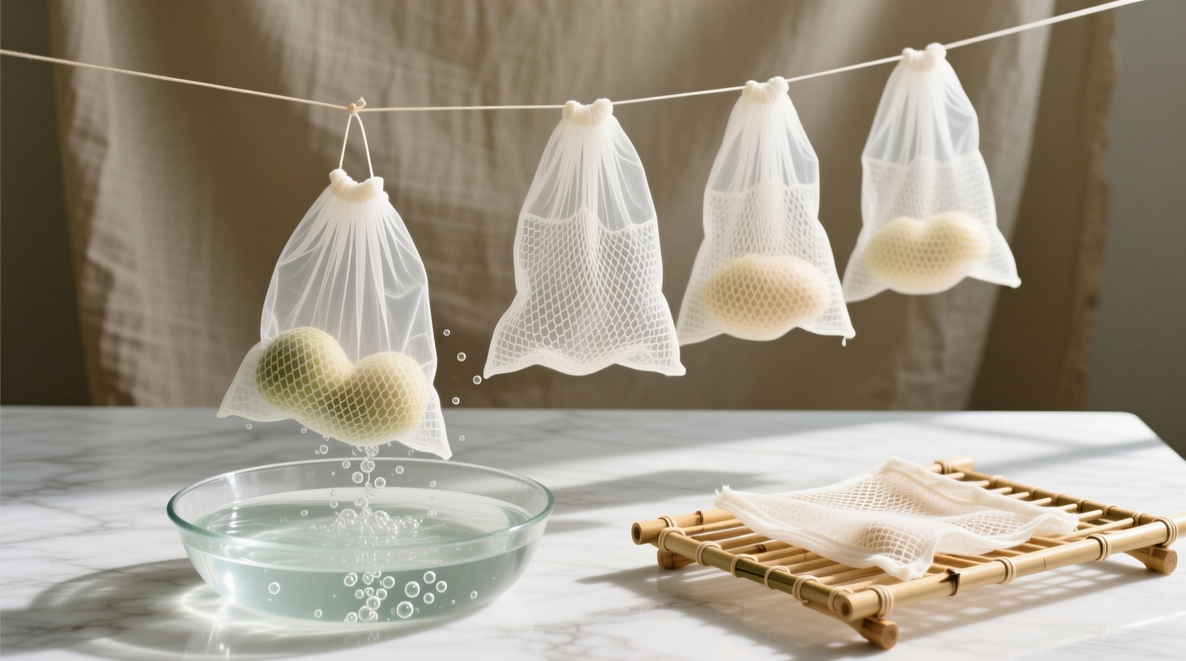 eco friendly cleaning deep clean mesh bags safely