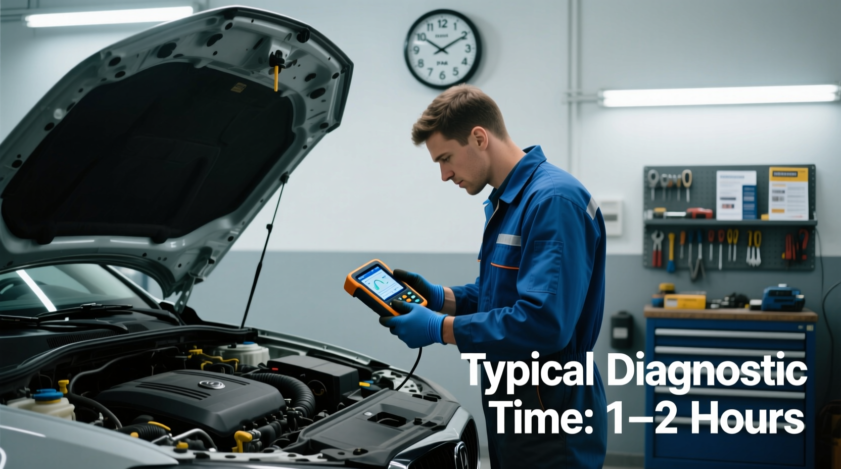 how long does a diagnostic take on a car