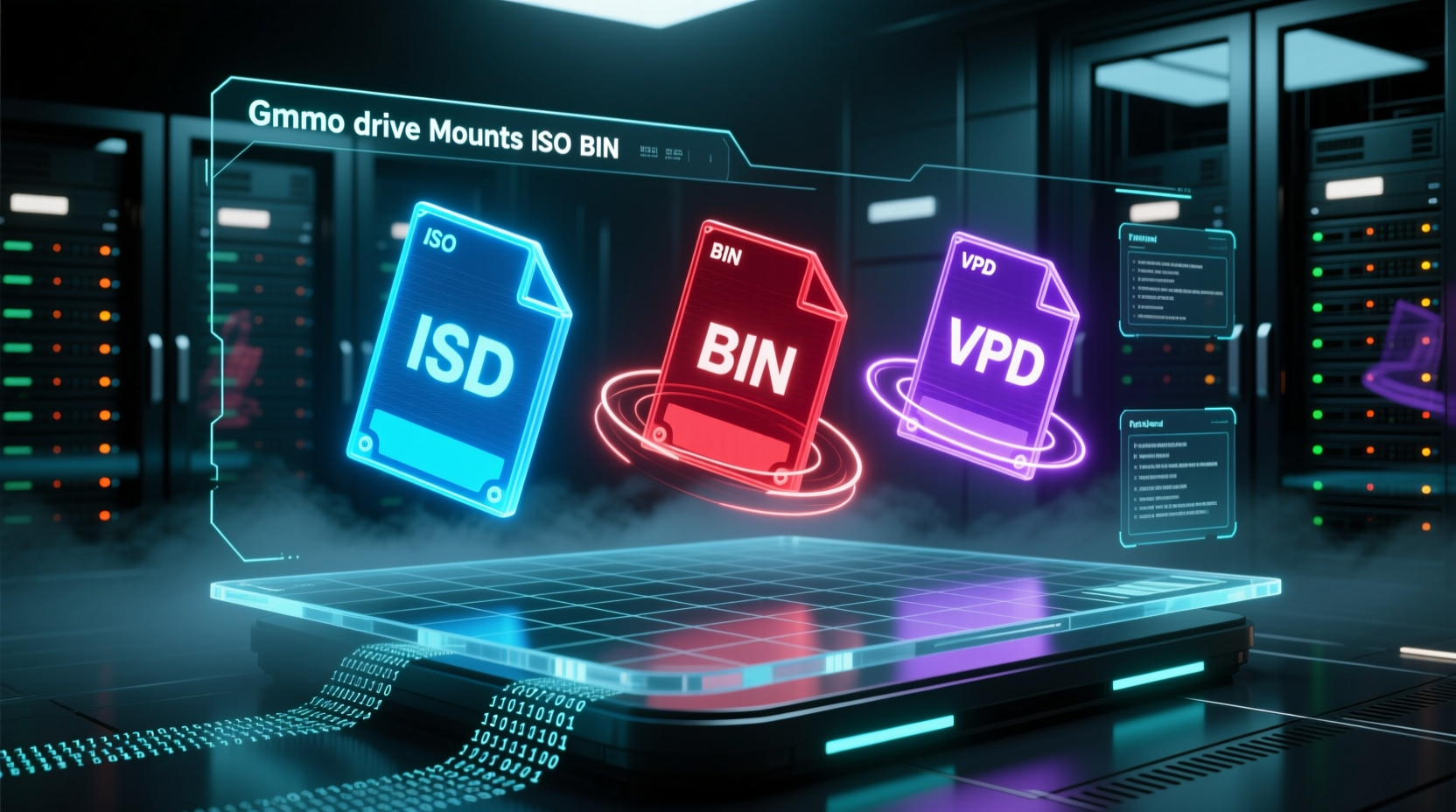 gizmo drive mounts iso bin and vhd disk images