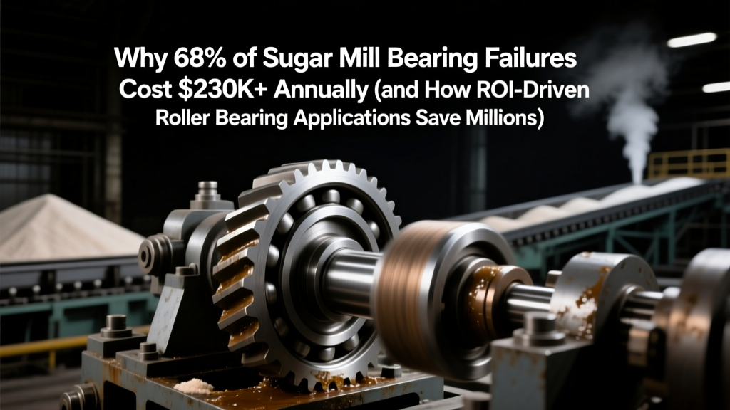 Cut Sugar Mill Bearing Failures: 41% Less Downtime
