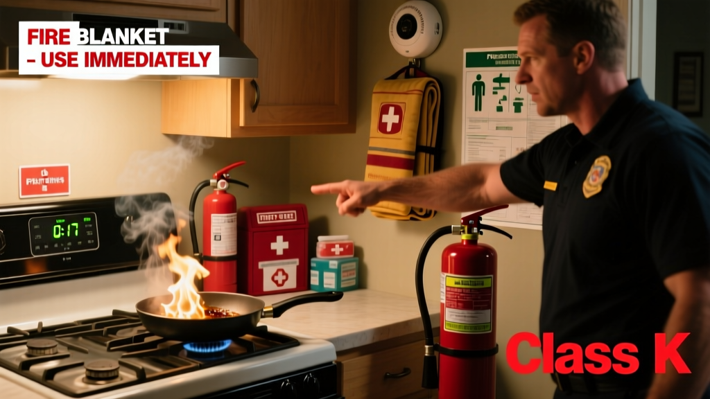 Cooking Fire: Emergency Guide — Act in Seconds