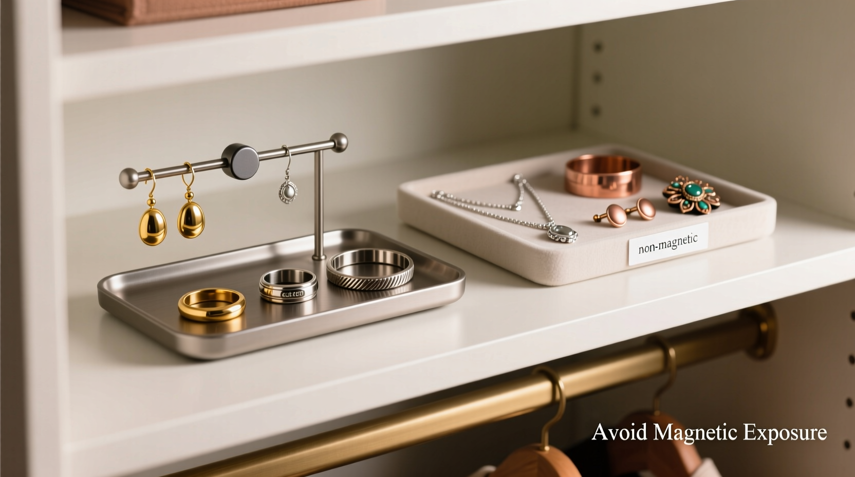 magnetic closet organizers jewelry safety