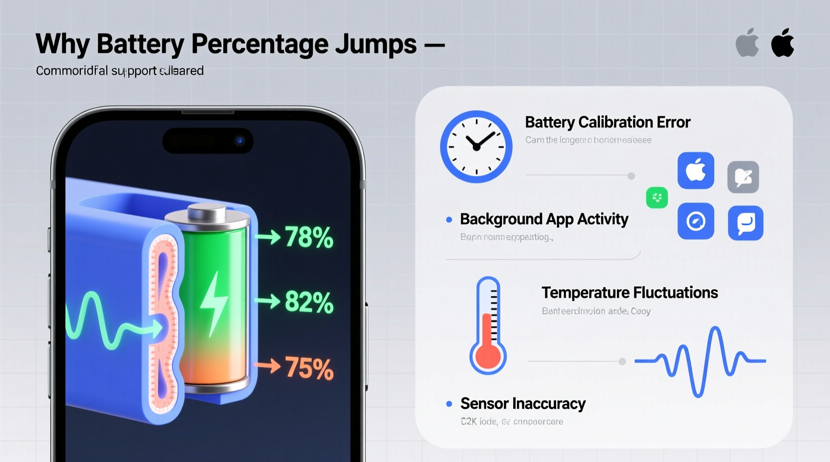 why does my battery percentage jump around and what it means