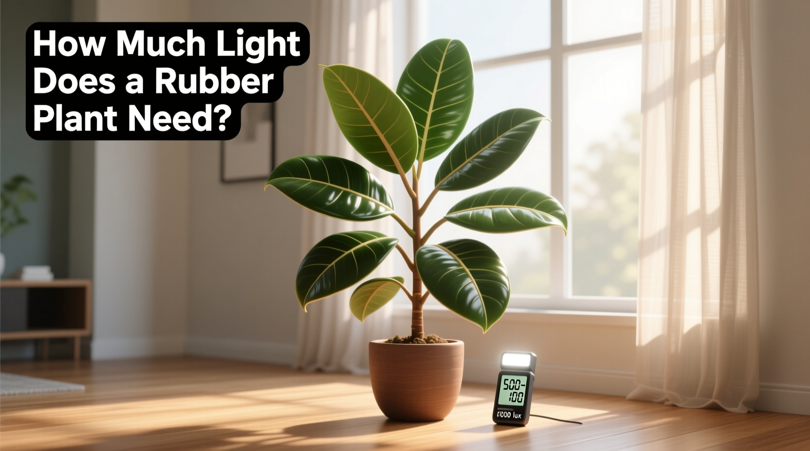 How Much Light Does A Rubber Plant Need