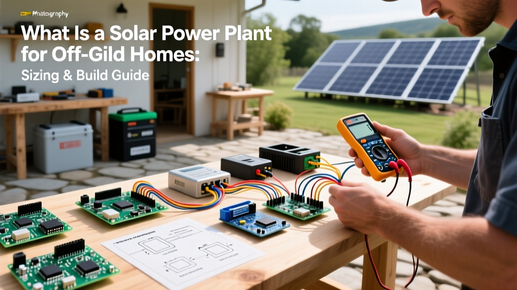 What Is a Solar Power Plant for Off-Grid Homes: Sizing & Build Guide