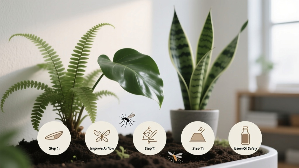 Get Rid of Fungus Gnats in Low-Light Plants