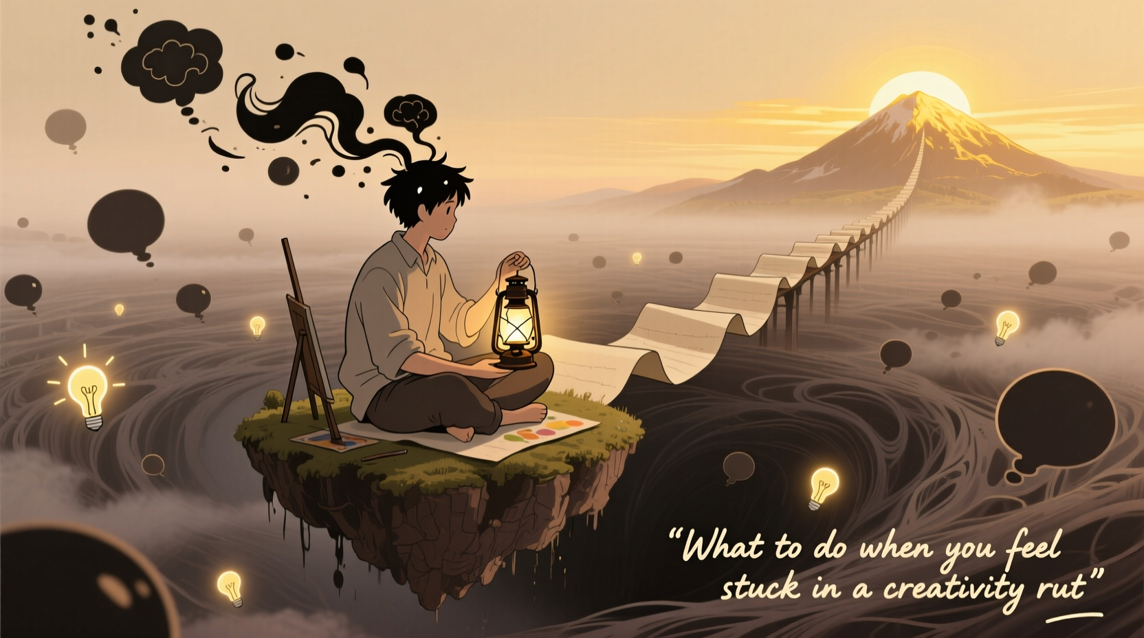 what to do when you feel stuck in a creativity rut