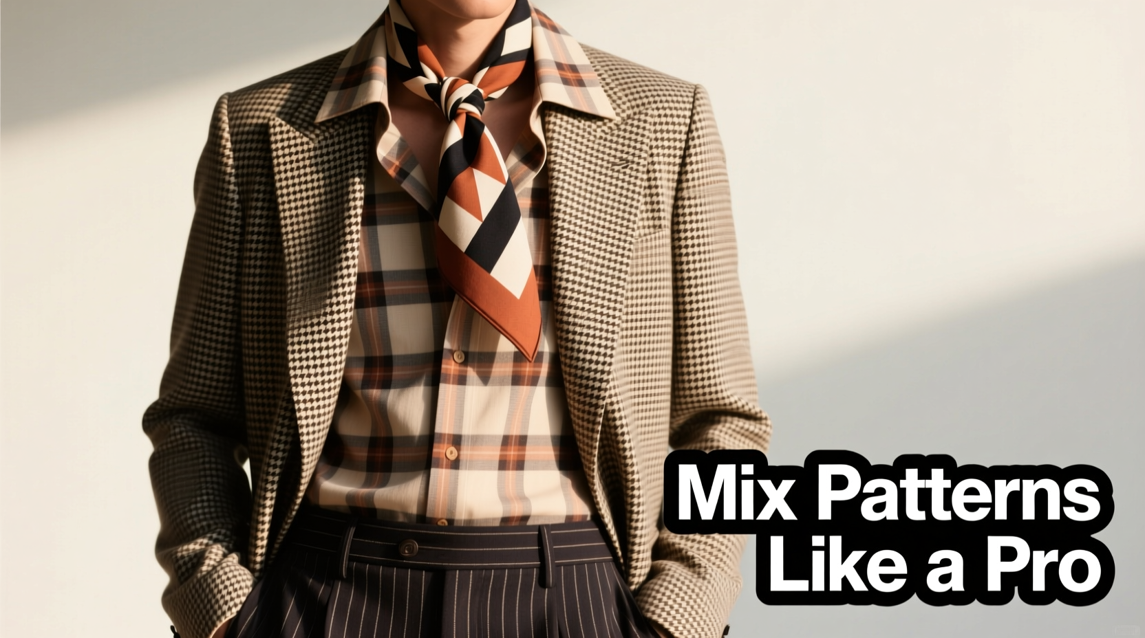 how to mix patterns in one outfit without going overboard