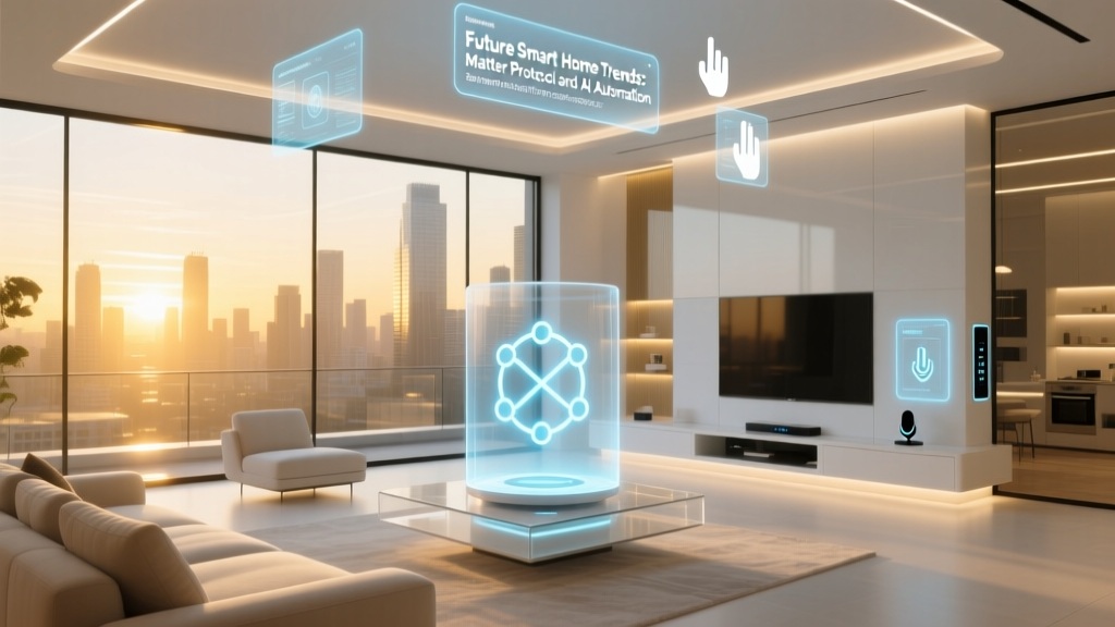 Future Smart Home Trends: Matter Protocol and AI Automation