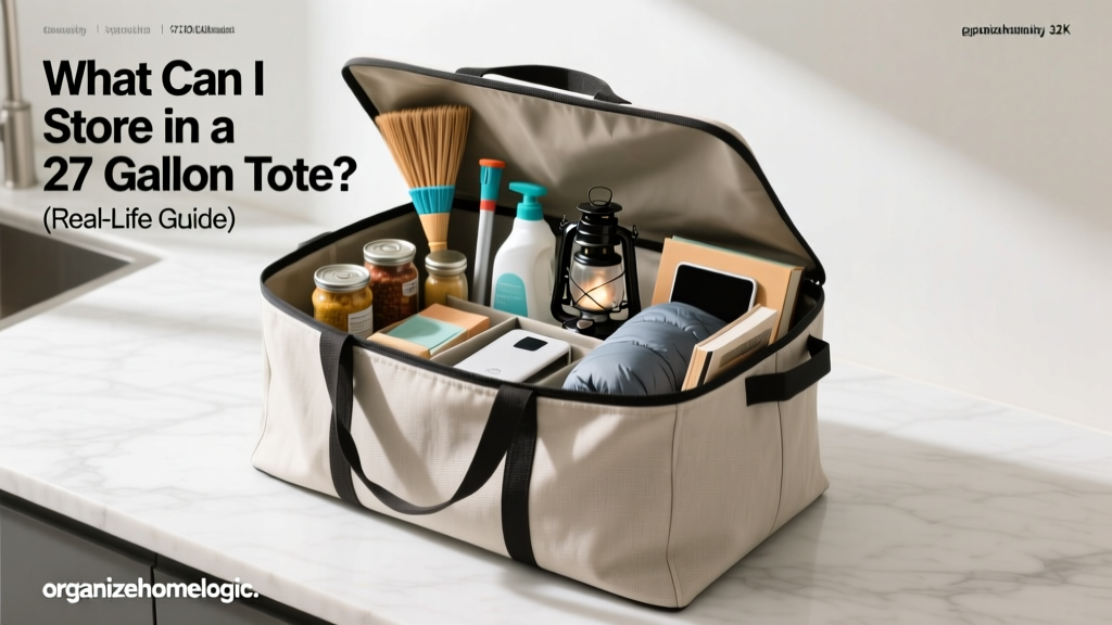 What Can I Store in a 27 Gallon Tote? (Real-Life Guide)