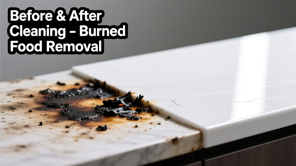 How to Remove Burnt Food from Laminate Countertops