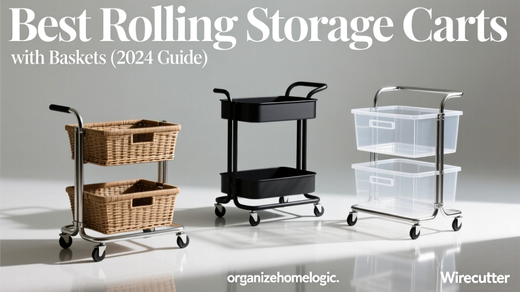 Best Rolling Storage Carts with Baskets (2024 Guide)