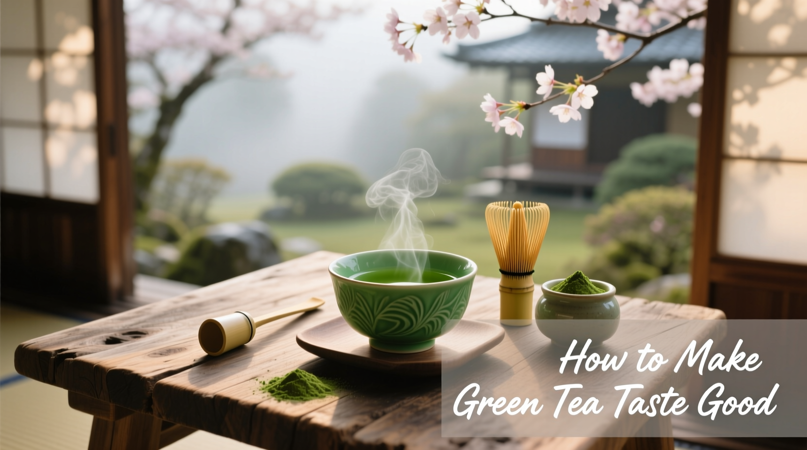 how to make green tea taste good