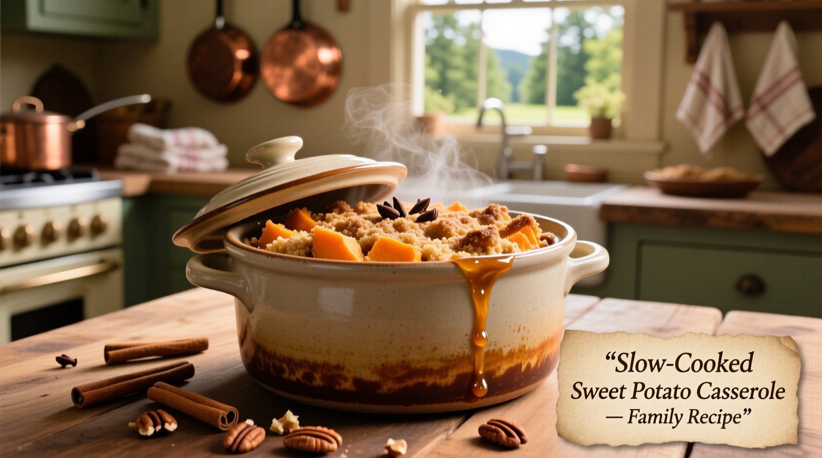 Easy Crock Pot Sweet Potato Casserole Recipe (Step-by-Step)