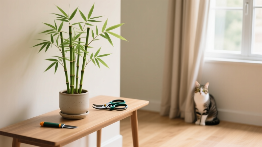 Indoor Bamboo Toxic to Cats? Safe Pruning Guide