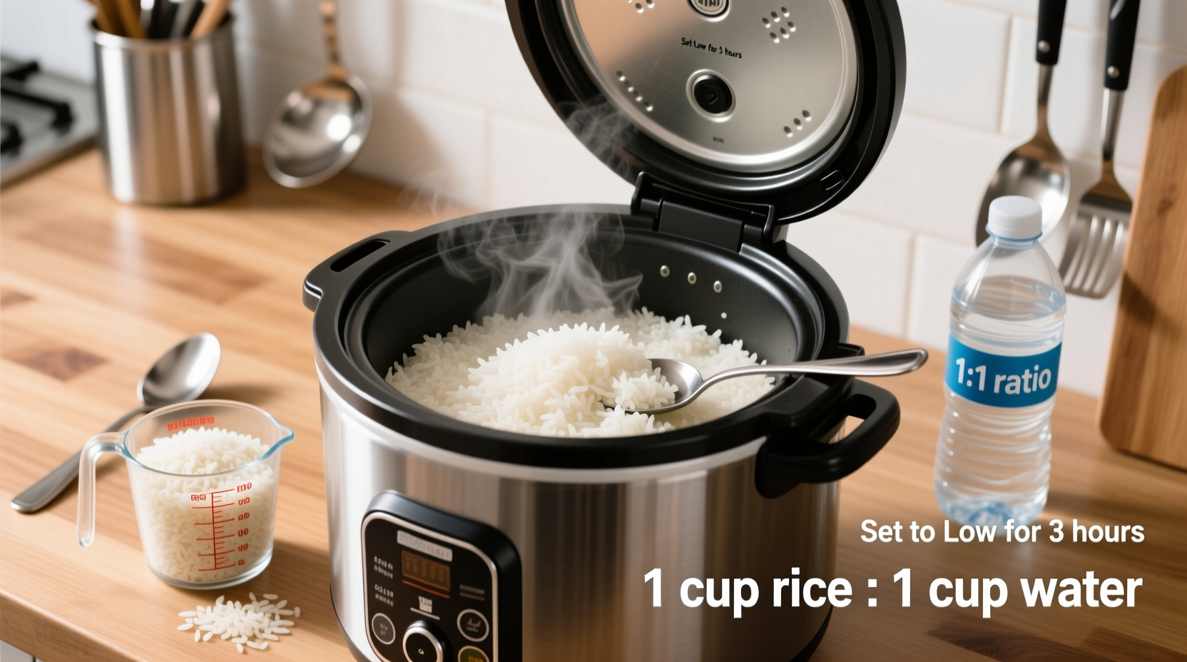 how do i cook rice in a slow cooker