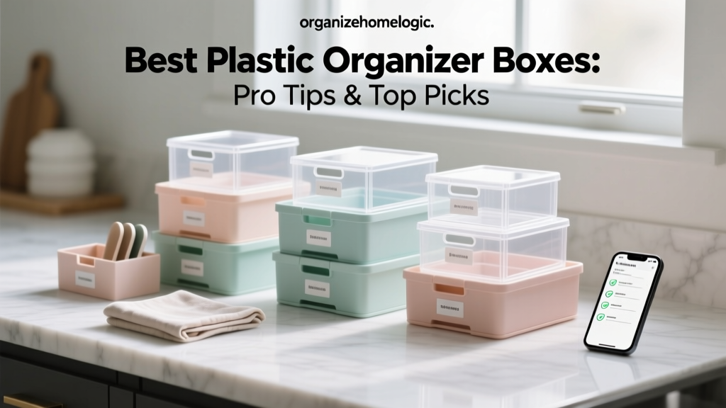 Best Plastic Organizer Boxes: Pro Tips & Top Picks
