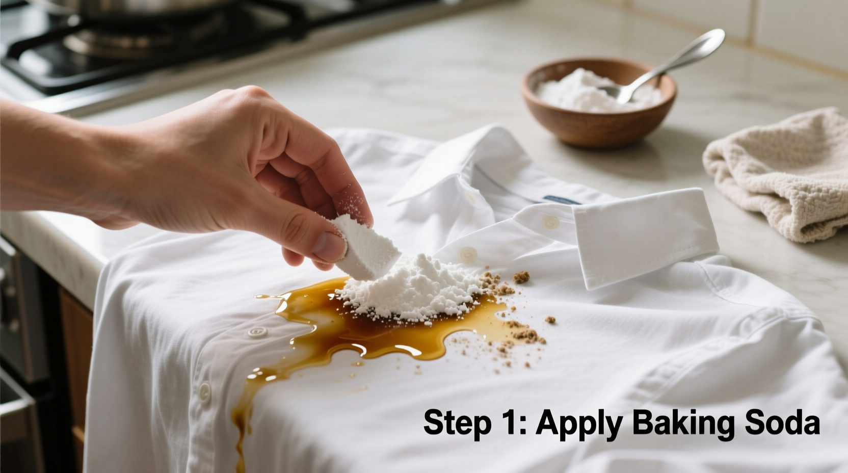 how do you get cooking oil out of clothes