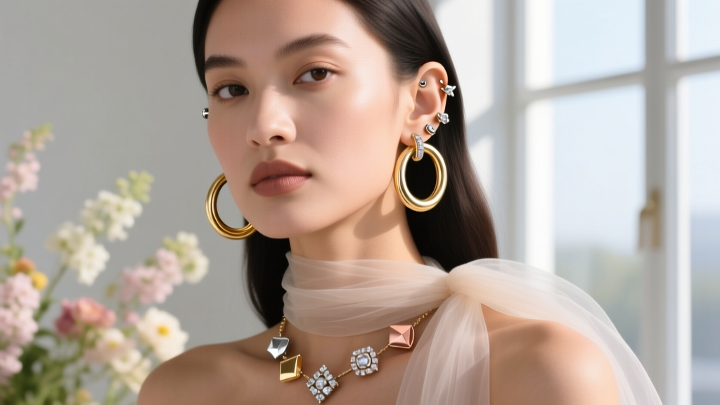How to Wear Hoops & Studs in Multiple Piercings