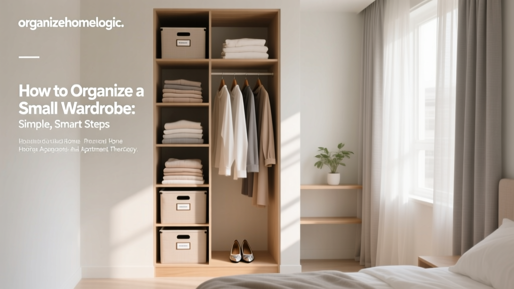 How to Organize a Small Wardrobe: Simple, Smart Steps