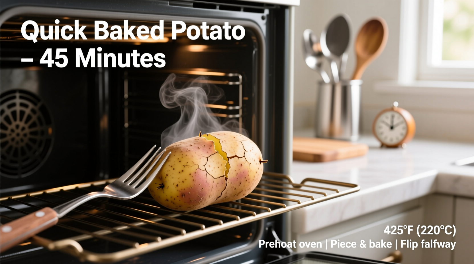 Quick Potato Baking: 25-Minute Method Revealed