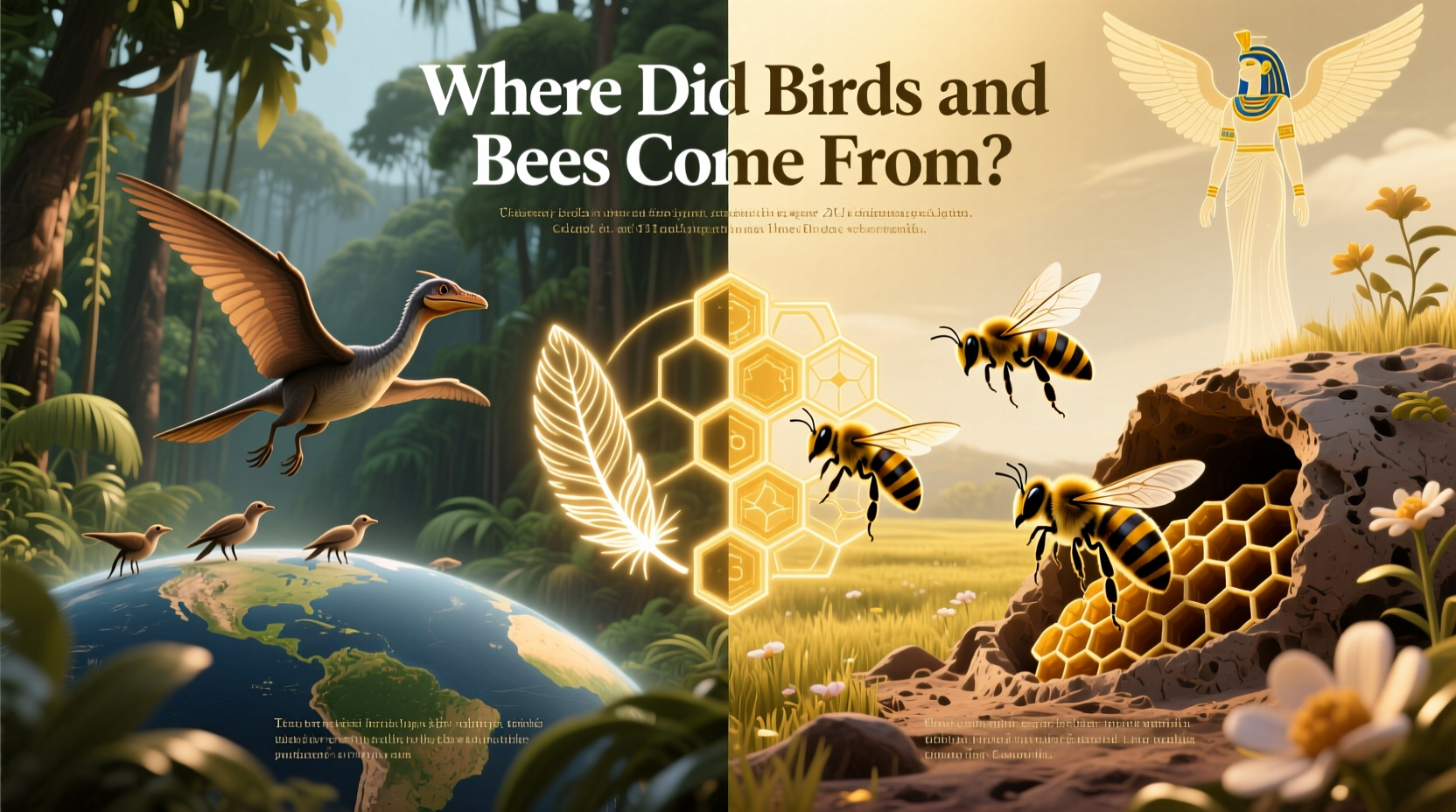 Where Did Birds and Bees Come From: Evolution & Symbolism