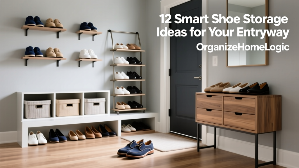 12 Smart Shoe Storage Ideas for Your Entryway