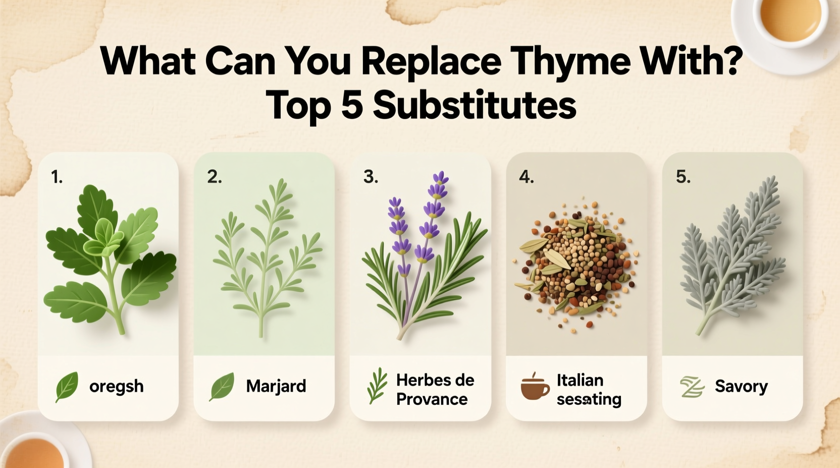5 Best Thyme Substitutes | TheHomeSprouts