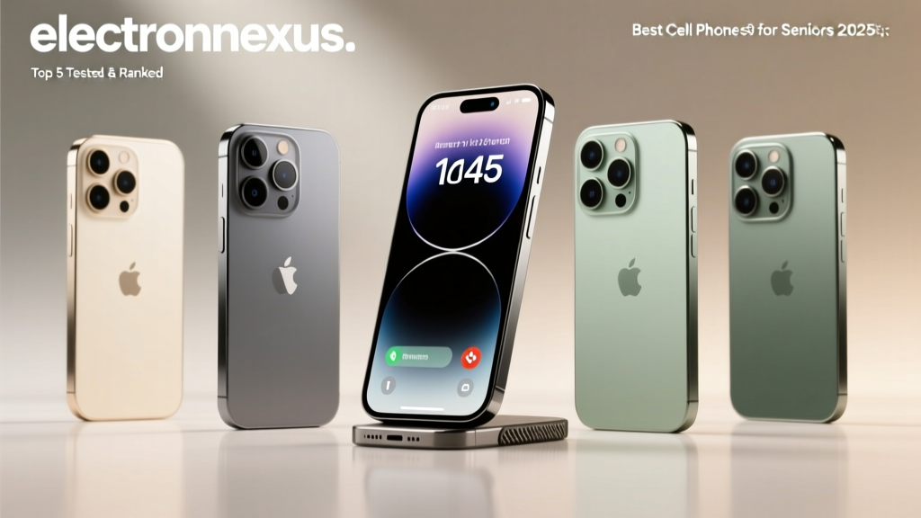 Best Cell Phones for Seniors 2025: Top 5 Tested & Ranked