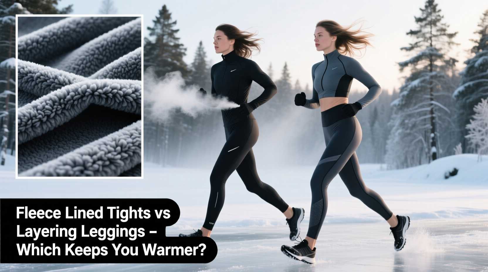 fleece lined tights vs layering leggings which keeps you warmer in freezing temps