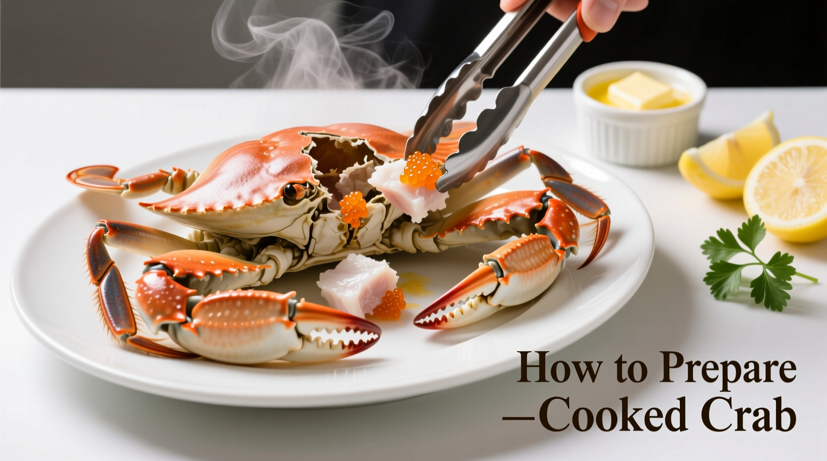 how to prepare cooked crab