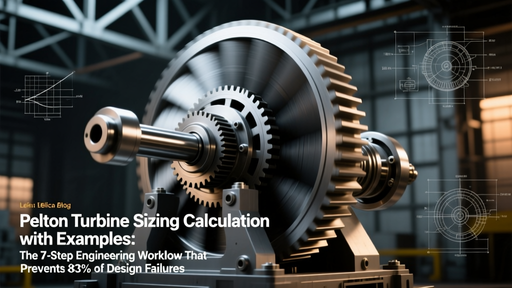Pelton Turbine Sizing: 7-Step Workflow to Avoid Oversizing