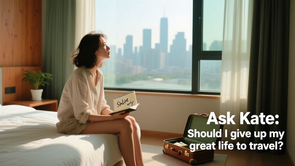 Ask Kate: Should I Give Up My Great Life to Travel?