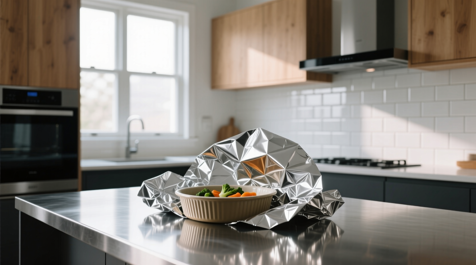 kitchen uses aluminum foil