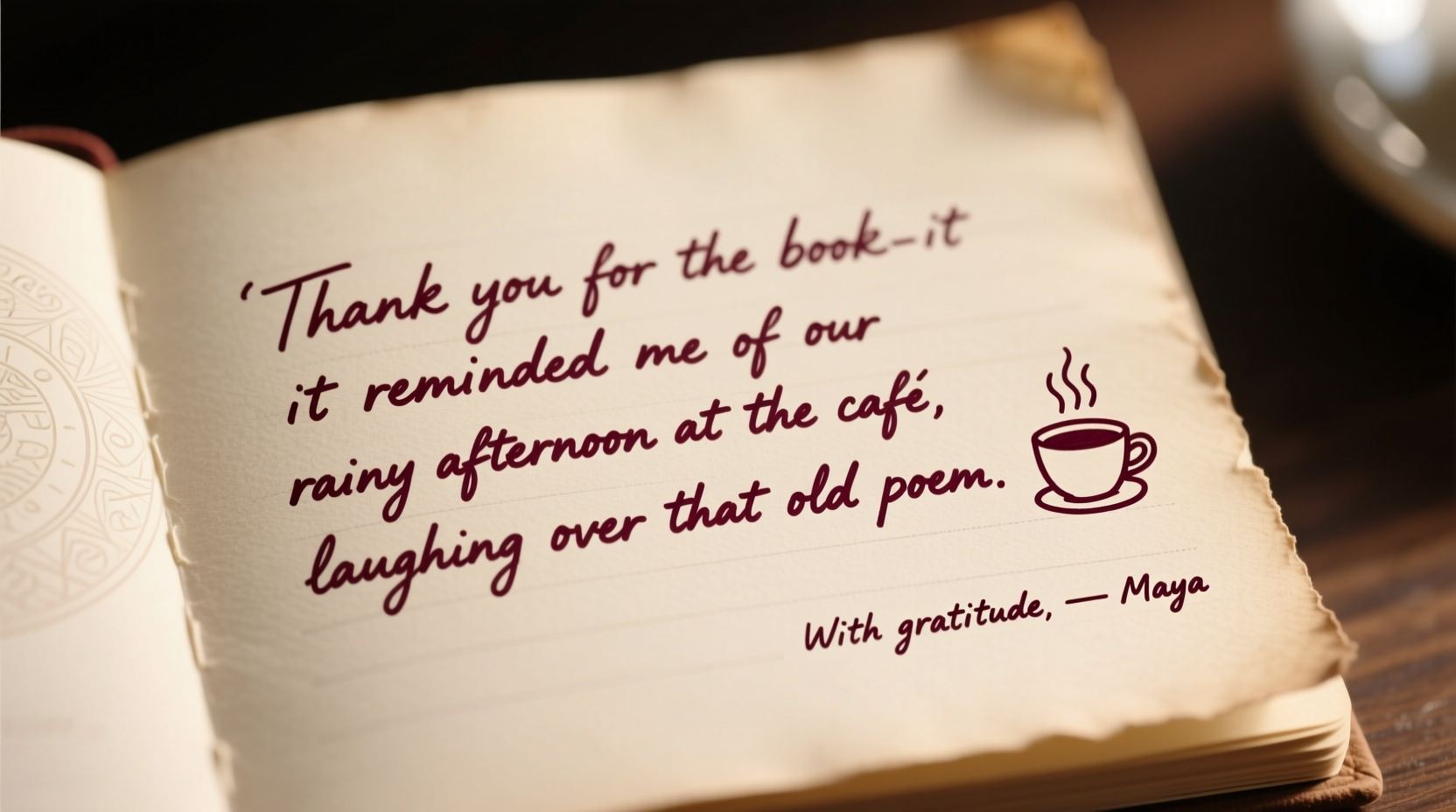 how to write a thank you note that feels personal not generic