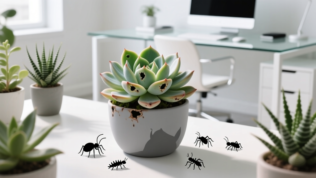 Succulent pests eating leaves: 7 culprits & fixes