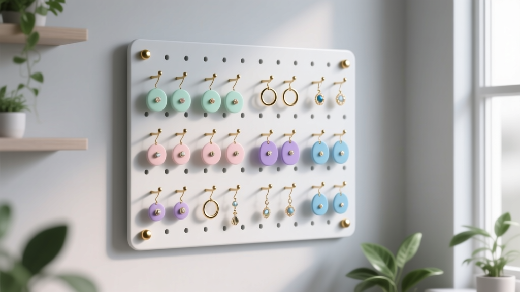 How to Set Up an Earring Pegboard Display