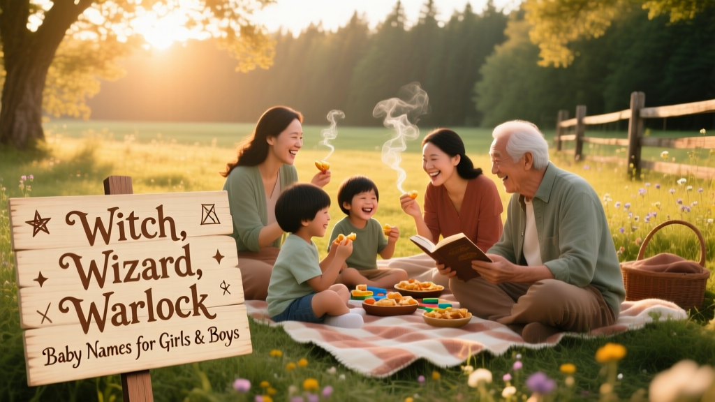 Witch, Wizard, and Warlock-Inspired Baby Names: Meaningful, Modern, and Mindfully Chosen for Today’s Families