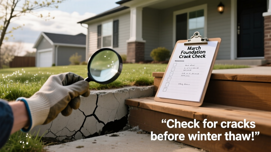 March Foundation Crack Check: Seasonal Maintenance Guide