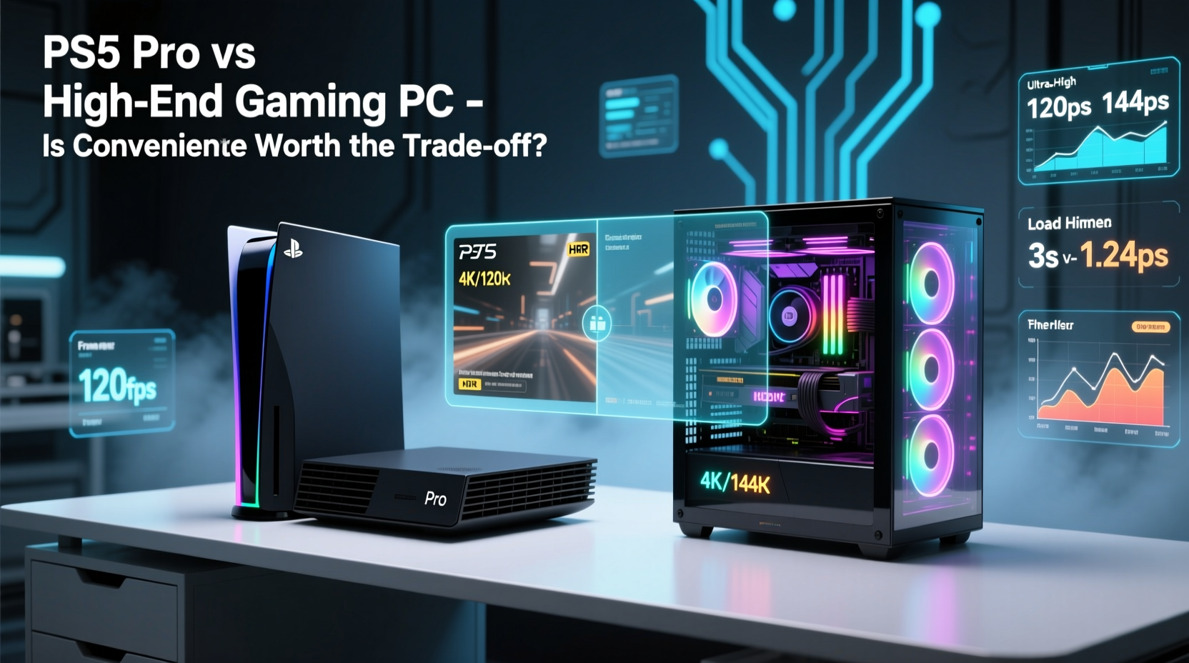 ps5 pro vs high end gaming pc is the console convenience actually worth the performance drop